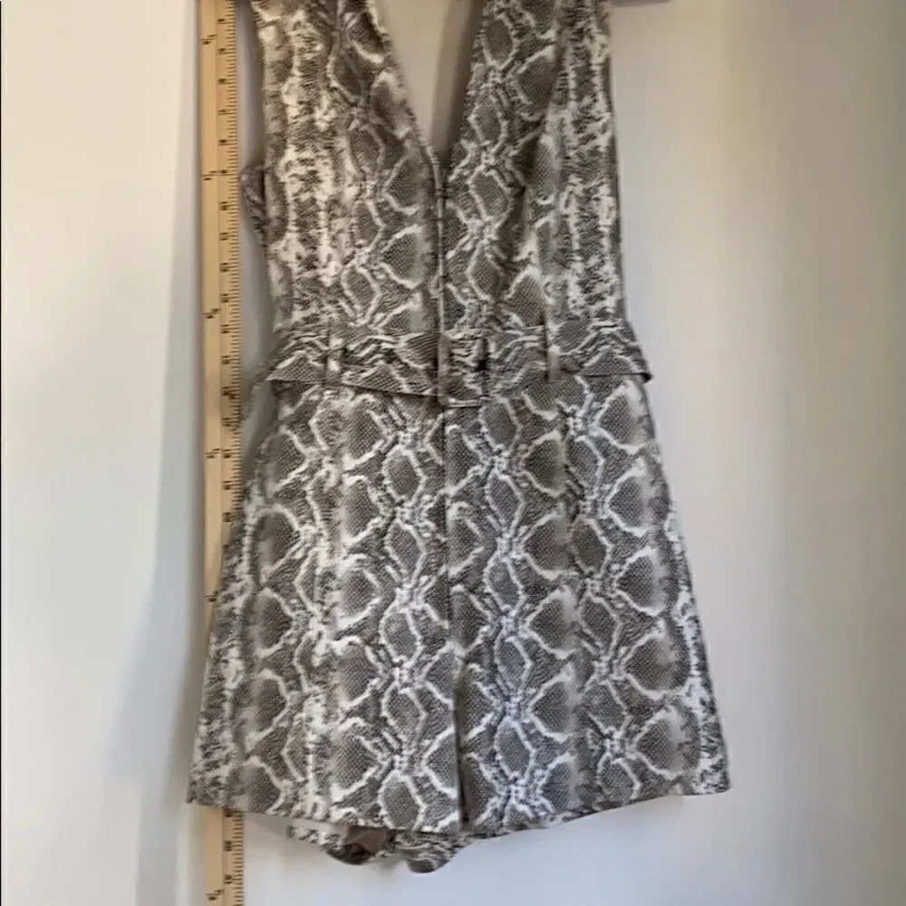 UO VIPER SNAKE PRINT ROMPER